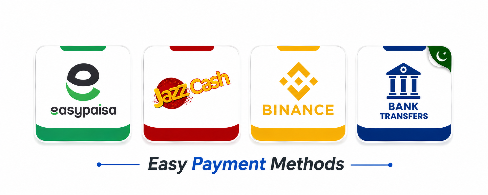 EasyPaisa, JazzCash & Binance